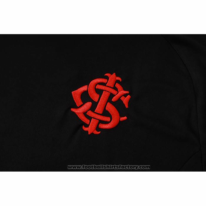 Tracksuit SC Internacional Short Sleeve 2024-2025 Black - Shorts
